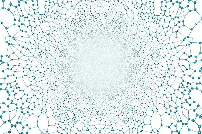 Dots and line design image